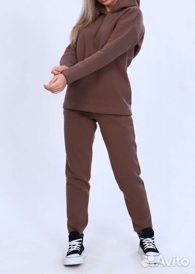 Костюм спортивный женский тёплый с начесом 50рр