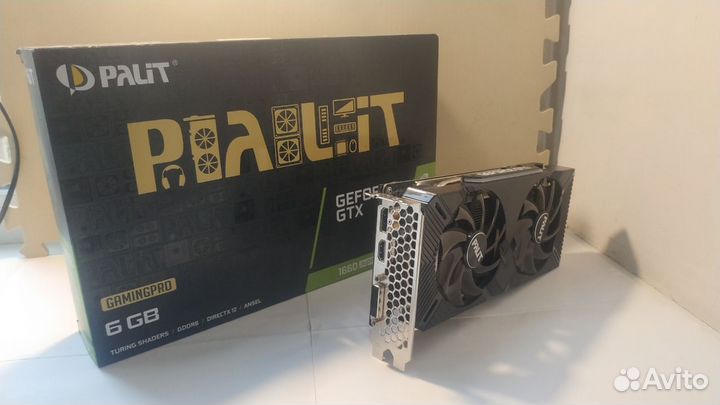 Видеокарта Palit Geforce GTX 1660 super gamingpro