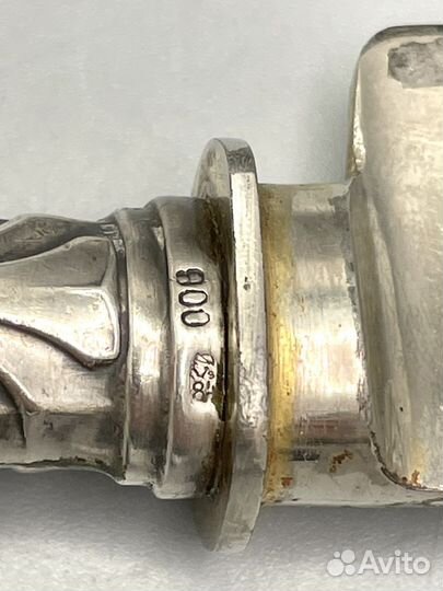 Нож столовый серебро 84 проба