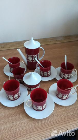 Кофейный сервиз пластик СССР