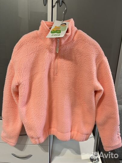 Толстовка sela новая 128 р. для девочки