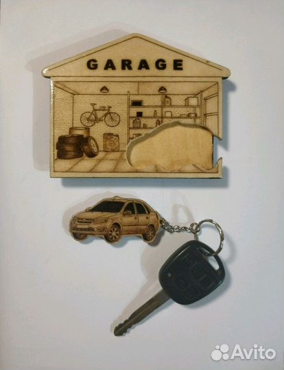 Комплект гараж+автомобиль