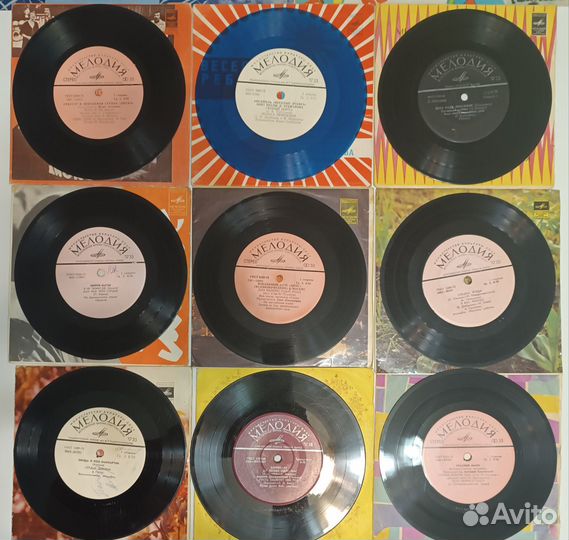 Виниловые и гибкие пластинка СССР