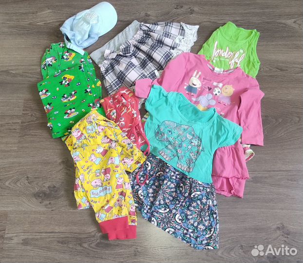 3кг мешок детской одежды 86-92см на девочку