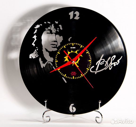 Виктор Цой. Часы из виниловой пластинки