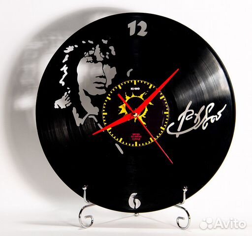 Виктор Цой. Часы из виниловой пластинки