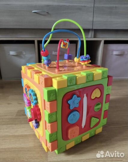 Развивающий куб визиборд для детей