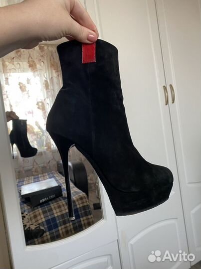 Ботильоны melani натуральная замша