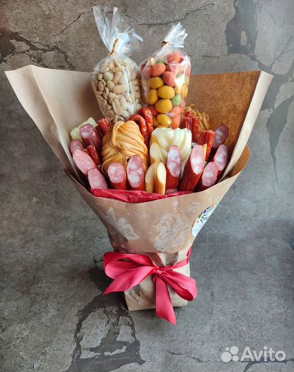 Мясной букет подарок на 23 февраля