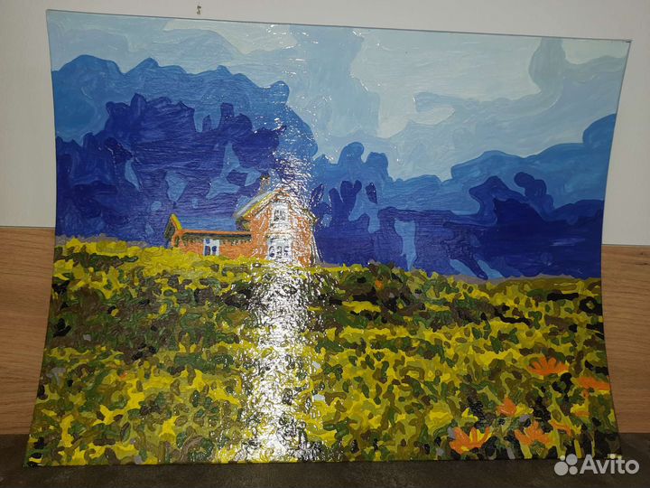 Картины по номерам раскрашенная