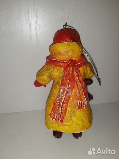 Ватные елочные игрушки новые