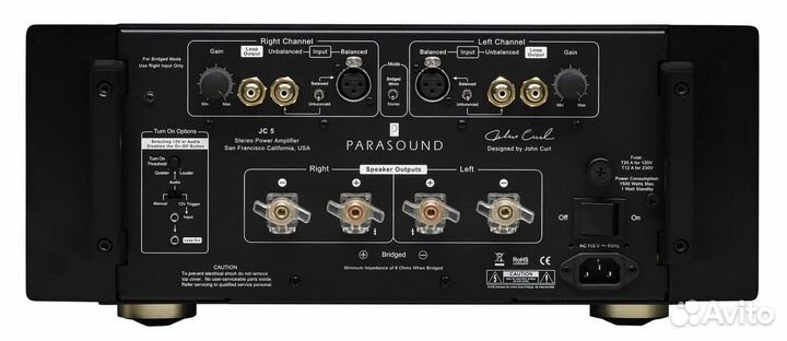 Усилитель мощности Parasound JC5 black