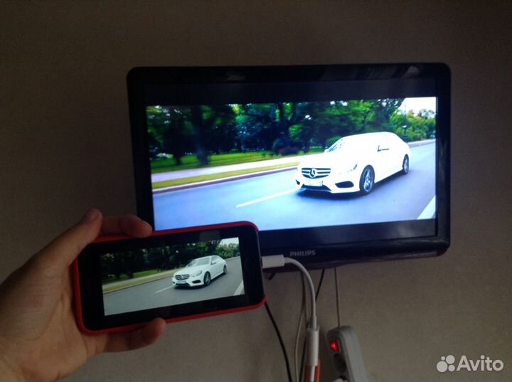 Lightning hdmi Адаптер для Apple (читай описание)