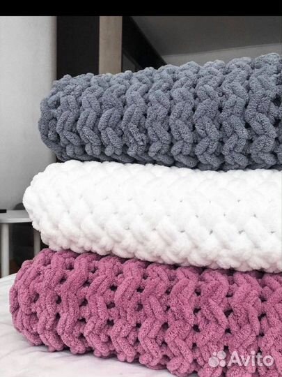 Плед детский плюшевый