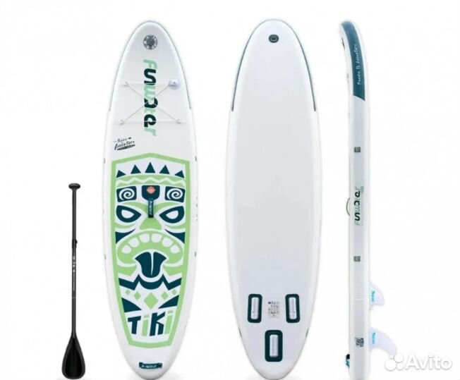 Надувная доска SUP board Funwater Tiki Green