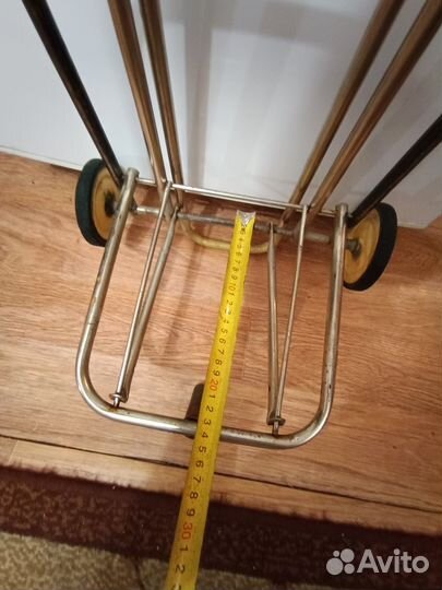 Тележка для сумки складная металлическая