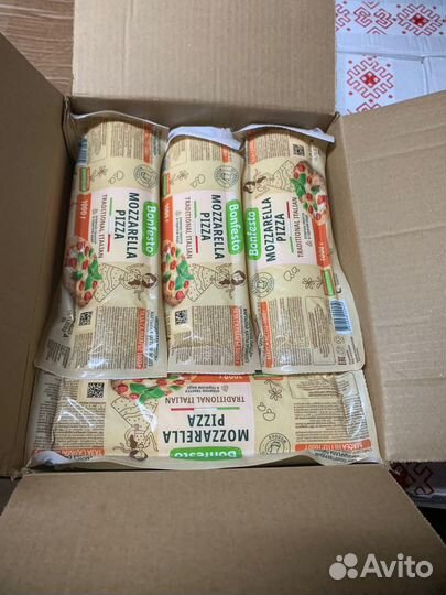 Сыр полутвердый моцарелла пицца 1кг