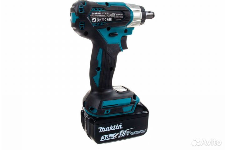 Аккумуляторный гайковерт Makita DTW181RFE