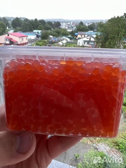 Красная икра кета