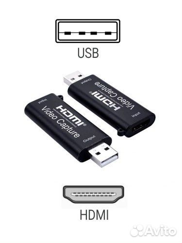 Карта видеозахвата и стриминга hdmi USB 30 кадров
