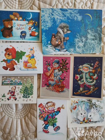 Открытки СССР чистые