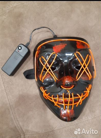 Новая Маска анонимуса для фотосессии, подсветка