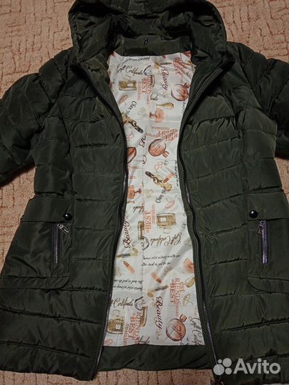 Куртка демисезонная удлиненная женская 54 размер