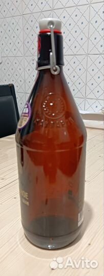 Стеклянная бутылка 1 л