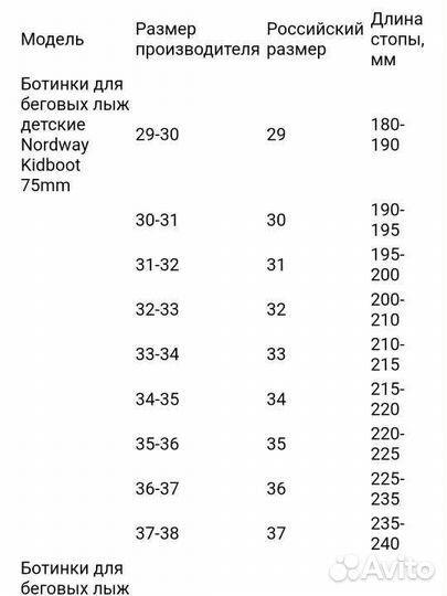 Лыжные ботинки