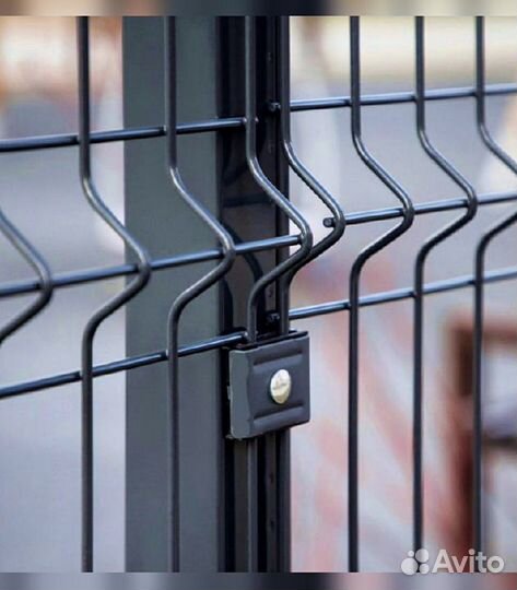 Забор сетка 3д