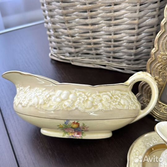 Антикварные соусники Crown Ducal