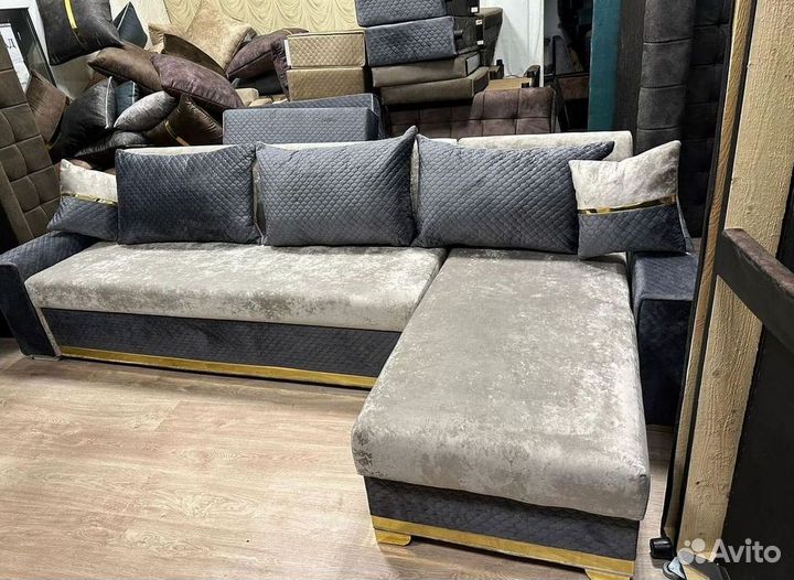 Угловой диван раскладной на заказ
