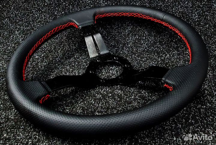 Руль Nardi style - с выносом Lite - 350мм (перфори