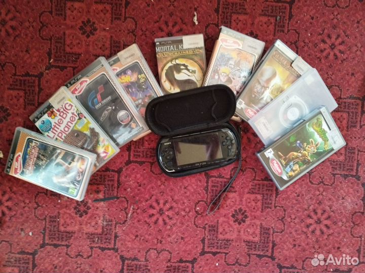 Игровая приставка sony psp+9дисков