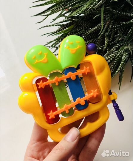 Развивающие игрушки металлофон гармошка серпантин
