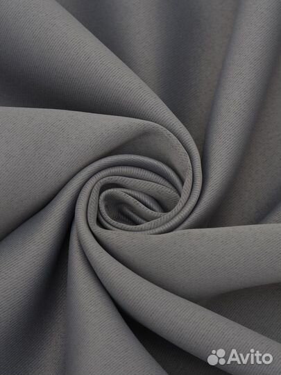 Шторы блэкаут графит