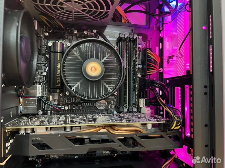 Игровой пк Intel i5-4460/RX570 8Gb/16Gb/SSD/HDD