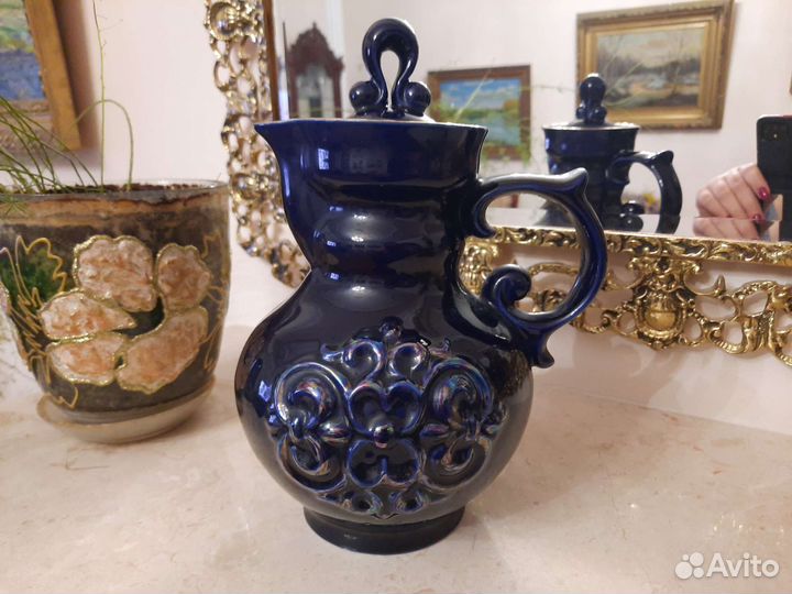 Кувшин (фарфор, кобальт, СССР)