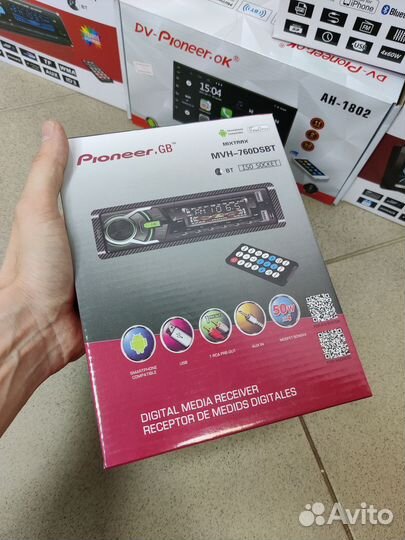 Магнитола Pioneer с bluetooth