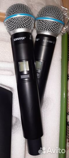 Микрофоны Shure Beta 58A 2шт Вокальные Радио New