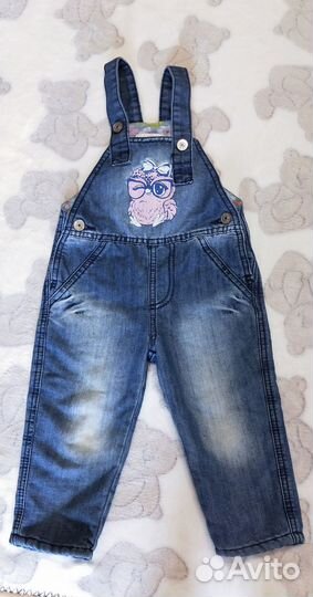Платье джинсы комбинезон на девочку 80
