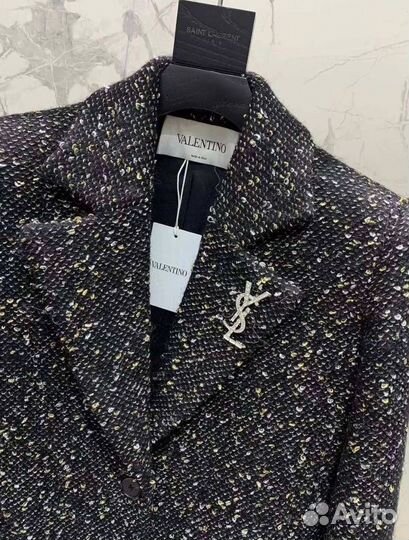 Пальто с юбкой женские Ysl премиум