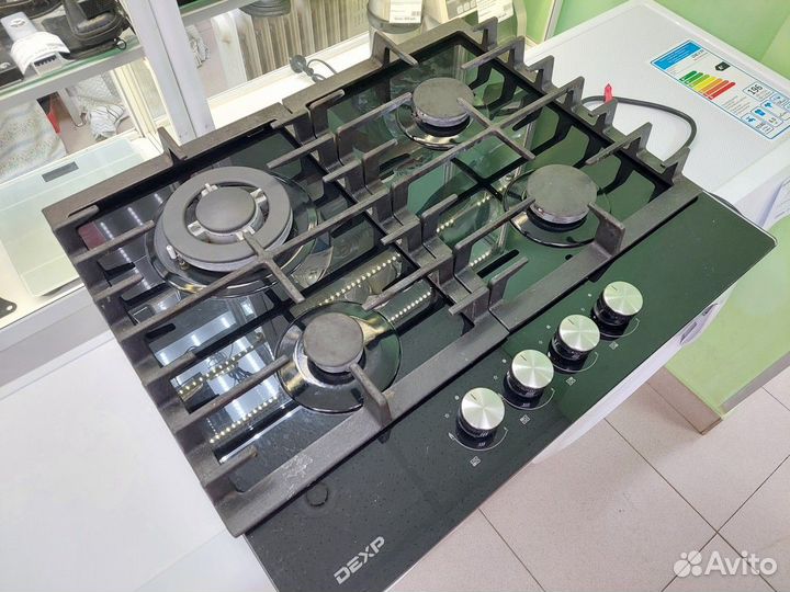 Варочная панель газовая Dexp 6M4GT DG