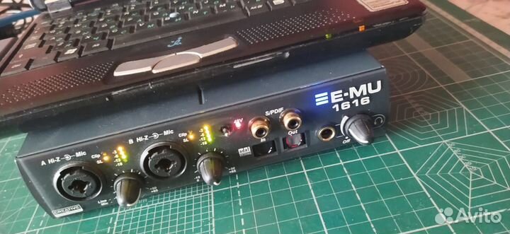 Звуковая карта E-MU 1616 + ноут
