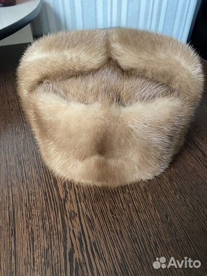 Мужская шапка-обманка,норка