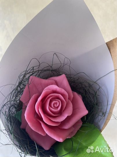 Мыло ручной работы роза на день учителя