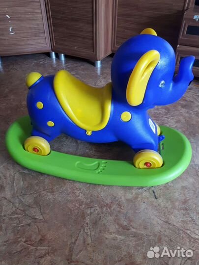 Слон качалка каталка