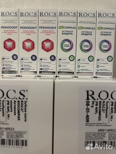 Зубная паста rocs