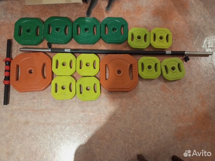 Гантеля-штанга