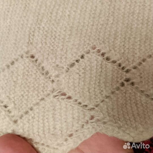 Платок шаль СССР пуховый шерсть